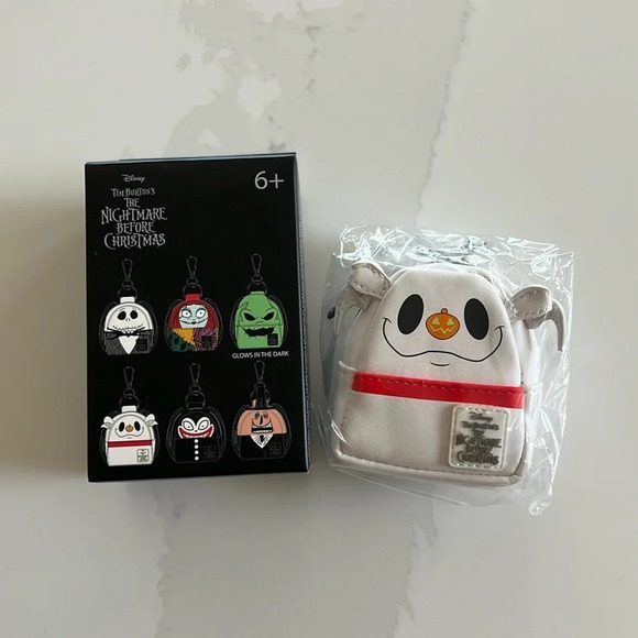 Loungefly Nightmare Before Christmas Zero Mystery Box Bag Charm NIB - Picture 1 of 4